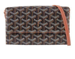 Goyard Varenne Continental Wallet, Canvas, Black/Brown, CRN 120241, DB, 3*